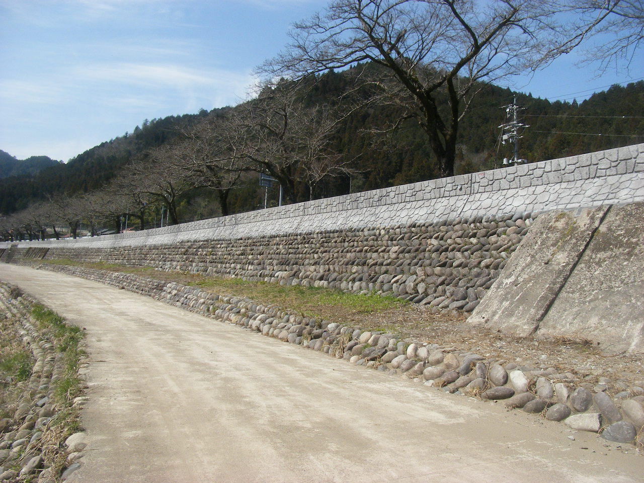 水口建設、大矢河川棚村