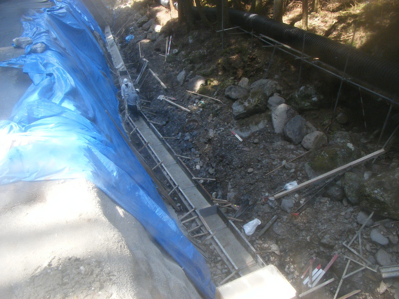 水口建設、中美濃林道棚村