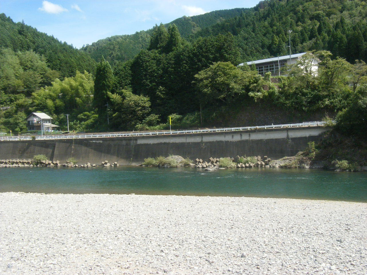 水口建設、深戸河川棚村