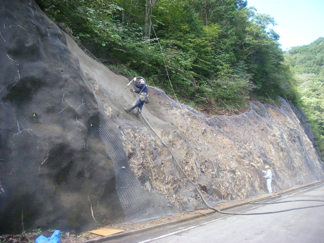 水口建設、中美濃林道棚村