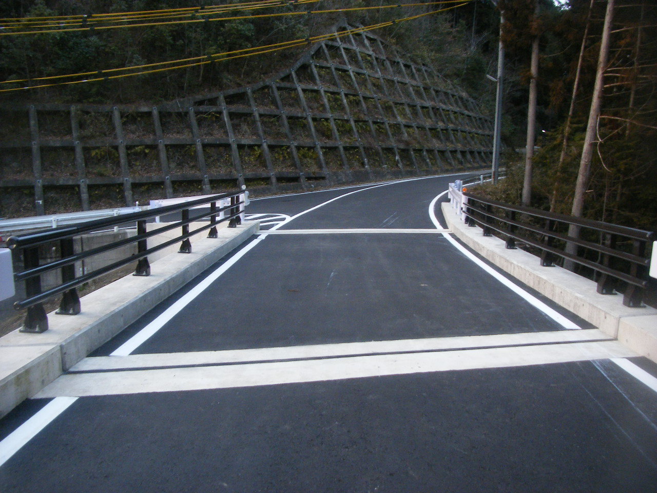 水口建設、滝橋梁